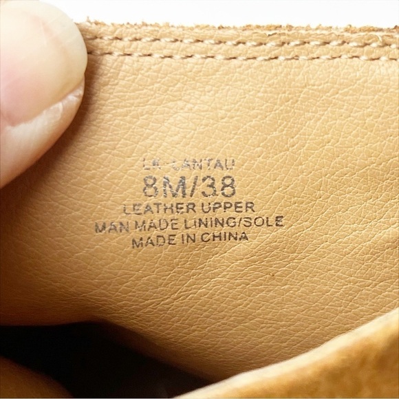 Lucky Brand Lantau Fringe Open Toe Booties 8 suede leather peep toe ankle boots - Picture 11 of 12